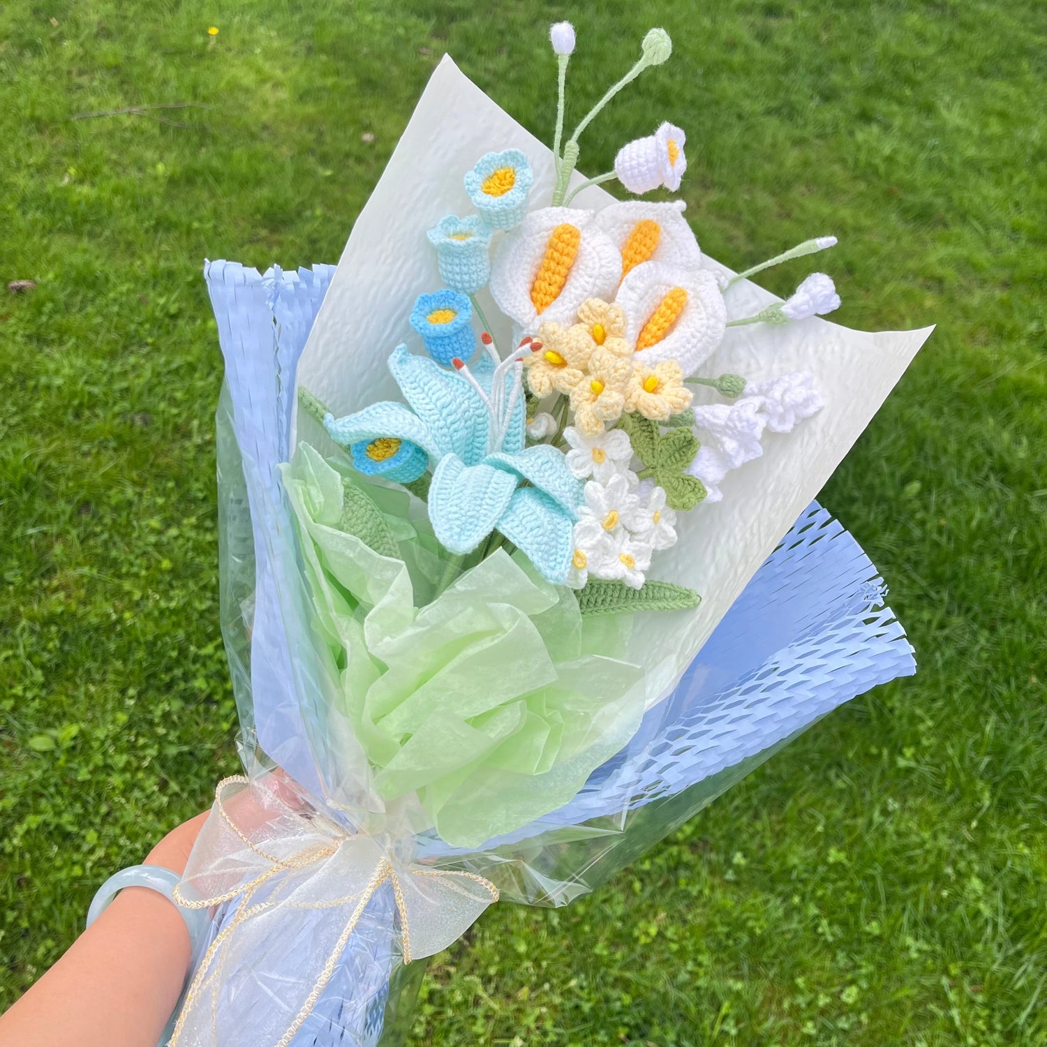 Crochet bouquet